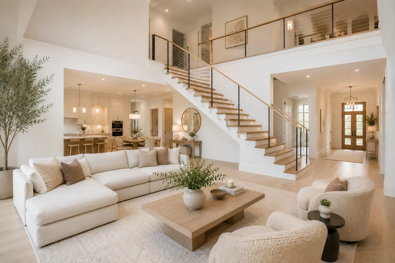 modern living room abbe beauciucot realtor